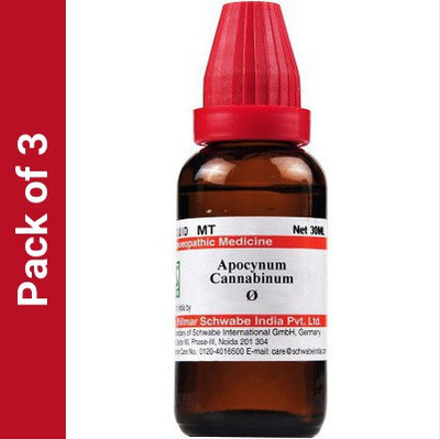 Dr.Willmar Schwabe India Apocynum Cannabinum Q Liquid(3 x 30 ml)