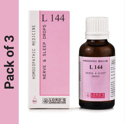LORD'S L 144 Nerve & Sleep Drops(3 x 30 ml)