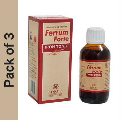 LORD'S Ferrum Forte Syrup(3 x 115 ml)