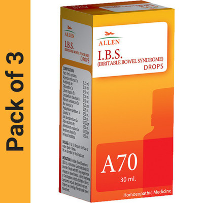ALLEN A70 Irritable Bowel Syndrome (I.B.S.) Drops(5 x 30 ml)