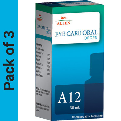 ALLEN A12 Eye Care Drops(3 x 30 ml)