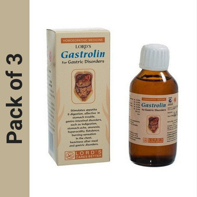LORD'S Gastrolin Syrup(3 x 115 ml)