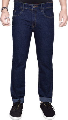 JUST BLACK Regular Men Blue Jeans
