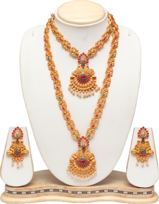 Swarajshop Alloy Gold-plated Multicolor Jewellery Set(Pack of 1)