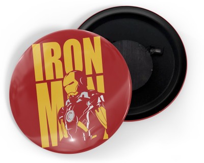 dhcrafts Red Iron Man D1 Pack Of 1 Fridge Magnet Pack of 1(Red)