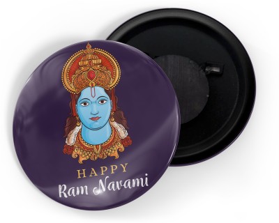 dhcrafts Purple Ram Navami D2 Pack Of 1 Fridge Magnet Pack of 1(Purple)