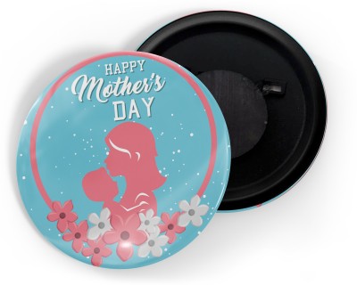 dhcrafts Blue Mother's Day D2 Pack Of 1 Fridge Magnet Pack of 1(Blue)