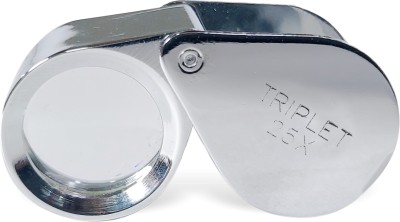 GOLA INTERNATIONAL Jewelers Eye Loupe, 15x Magnifier, Fold able Jewelry Magnifier for Gems, Jewelry, Coins, Stamps, etc Silver 1 MAGNIFYER(Silver)
