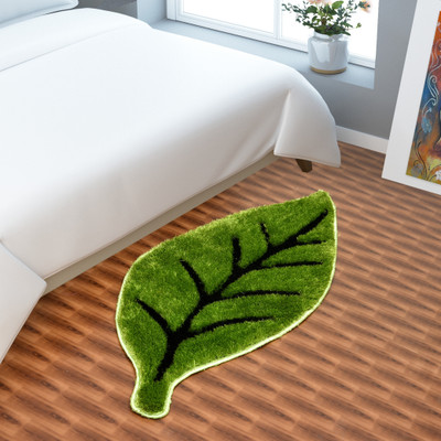 Neelam creation Polyester Door Mat(Green, Medium)