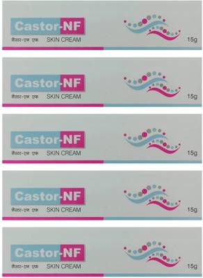 Castor-nf Skin Cream (Pack of 5*15G)  (75 g)