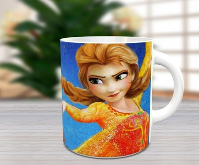 BlueBells Gifting Frozen kids mug Ceramic Coffee Mug(325 ml)