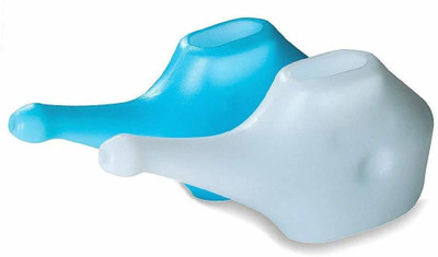 SoulGenie Plastic Blue, White Neti Pot(250 ml)