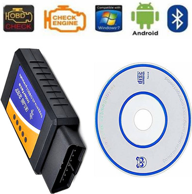 SellRider OBD2 Bluetooth ELM 327 OBDII Diagnostic Interface OBD2 Auto Car Diagnostic Scanner for Android Torque With CD Software OBD Reader