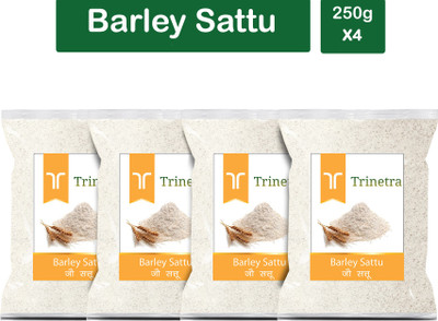 Trinetra Best Quality Jau Sattu (Barley Sattu)-250gm (Pack Of 4) 1000 g(Pack of 4)