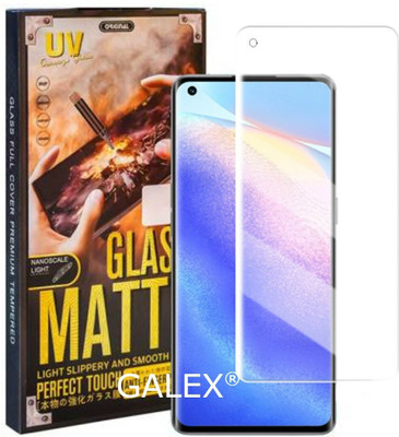 Matte Glass Edge To Edge Tempered Glass for Oppo Reno5 Pro ( Matte UV )(Pack of 1)