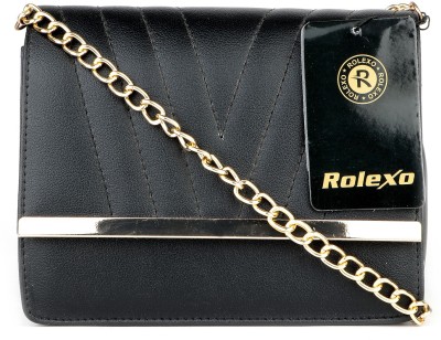 ROLEXO Black Sling Bag RLX-WOMEN-SLING-BAG-037-BLACK