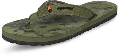 Sparx Men Flip Flops(Olive, Black , 10)