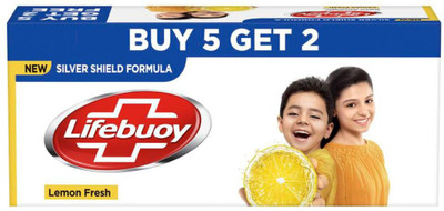 LIFEBUOY Lemon Fresh Soap 125 g (Buy 5 Get 2)(7 x 125 g)