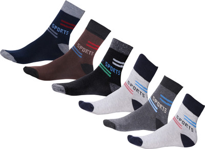 Lavore Unisex Self Design Ankle Length(Pack of 6)