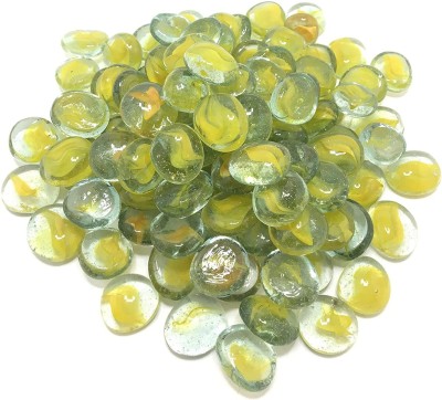 Artifii Pebbles1 Regular Round Onyx Pebbles(Yellow 475 g)