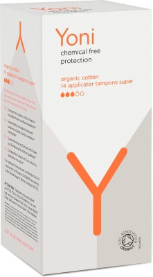 Yoni Organic Cotton (Super 14) Applicator Tampons