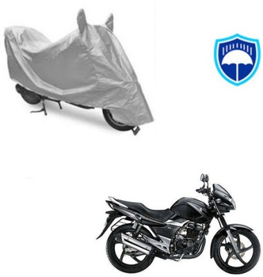 Feel heaven Waterproof Two Wheeler Cover for Suzuki(GS 150R, Silver)