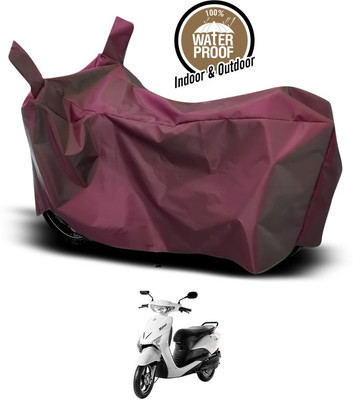ANTHUB Waterproof Two Wheeler Cover for Indus(Yo Xplor, Maroon)
