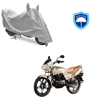 SRENTERPRISES Two Wheeler Cover for LML(Freedom, Silver)