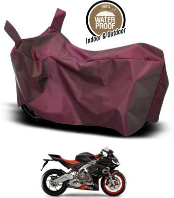 SEBONGO Waterproof Two Wheeler Cover for Aprilia(Maroon)