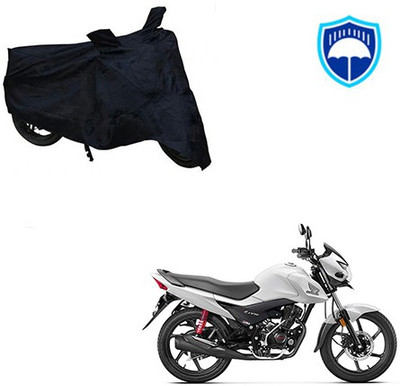 saanvi Waterproof Two Wheeler Cover for Honda(Livo, Black)