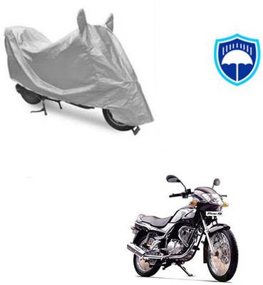 SRENTERPRISES Two Wheeler Cover for TVS(Fiero F2, Silver)