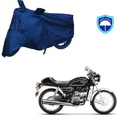 Feel heaven Waterproof Two Wheeler Cover for Hero(Splendor Pro Classic, Blue)