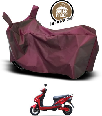 ANTHUB Waterproof Two Wheeler Cover for Universal For Bike(Maroon)