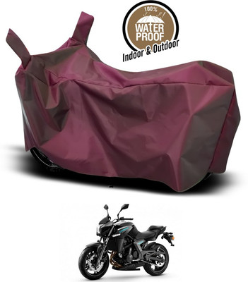 ANTHUB Waterproof Two Wheeler Cover for Universal For Bike(Maroon)