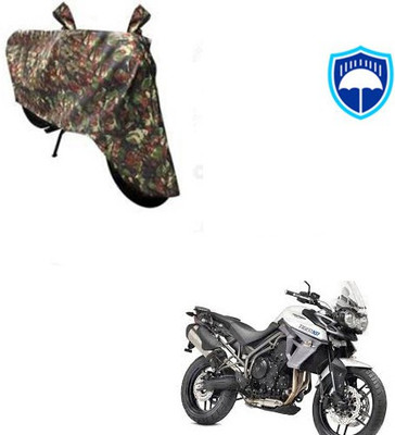 RPSENTTERPR Waterproof Two Wheeler Cover for Triumph(Tiger 800 XCA, Multicolor)