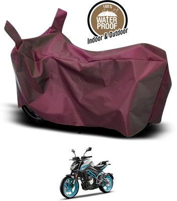 SEBONGO Waterproof Two Wheeler Cover for Universal For Bike(Maroon)