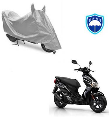 SRENTERPRISES Two Wheeler Cover for Yamaha(Jog R, Silver)