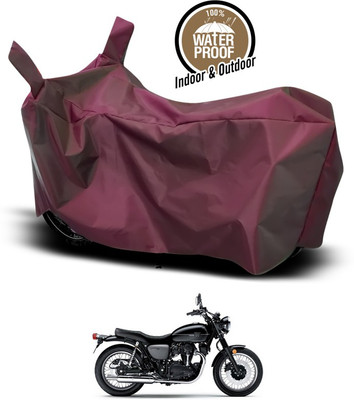 ANTHUB Waterproof Two Wheeler Cover for Kawasaki(Maroon)