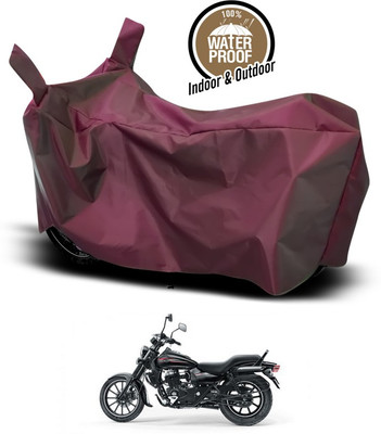 ANTHUB Waterproof Two Wheeler Cover for Bajaj(Avenger, Maroon)