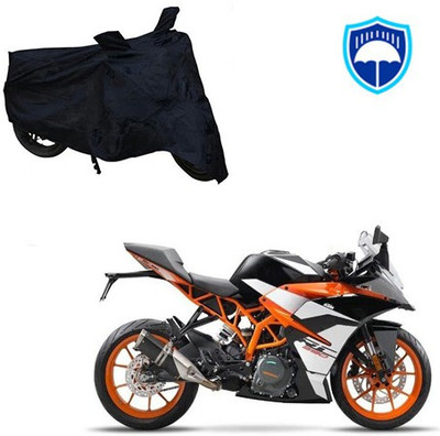 SRENTERPRISES Two Wheeler Cover for KTM(RD 350, Black)