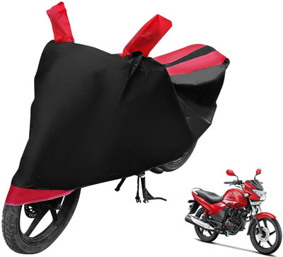 Auto Hub Two Wheeler Cover for Hero(Achiever, Black, Red)