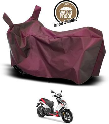 SEBONGO Waterproof Two Wheeler Cover for Aprilia(SR 150, Maroon)