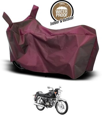 ANTHUB Waterproof Two Wheeler Cover for Hero(Splendor Pro Classic, Maroon)
