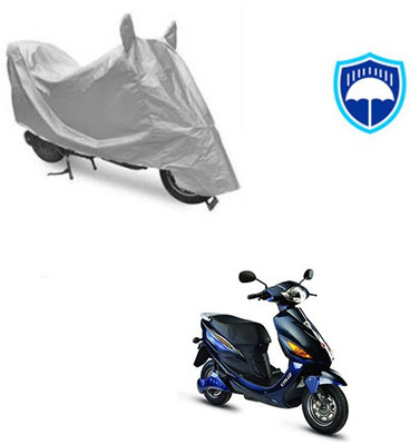 SRENTERPRISES Two Wheeler Cover for Hero(Electric Cruz, Silver)