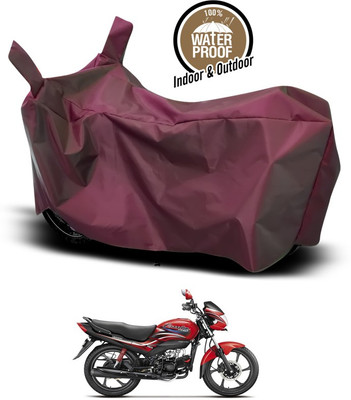 APNEK Waterproof Two Wheeler Cover for Hero(Passion Pro i3S, Maroon)