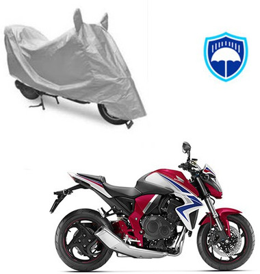 SRENTERPRISES Two Wheeler Cover for Honda(CB 1000R, Silver)