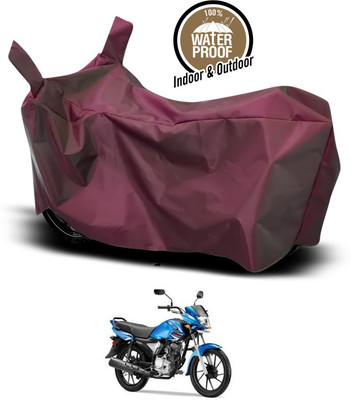 SEBONGO Waterproof Two Wheeler Cover for Yamaha(Saluto RX, Maroon)