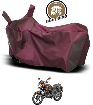 ANTHUB Waterproof Two Wheeler Cover for Hero(Hunk, Maroon)