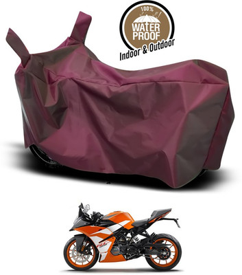 ANTHUB Waterproof Two Wheeler Cover for KTM(Maroon)