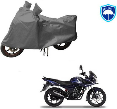 Feel heaven Waterproof Two Wheeler Cover for Bajaj(Discover 150 f, Grey)